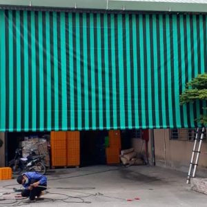 mái bạt che nắng tự cuốn