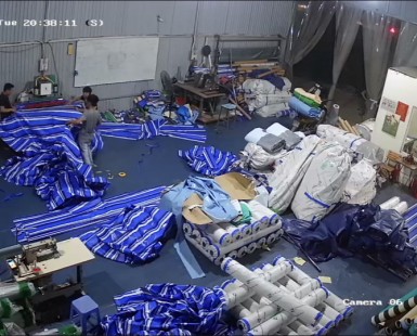 mái bạt che nắng tự cuốn