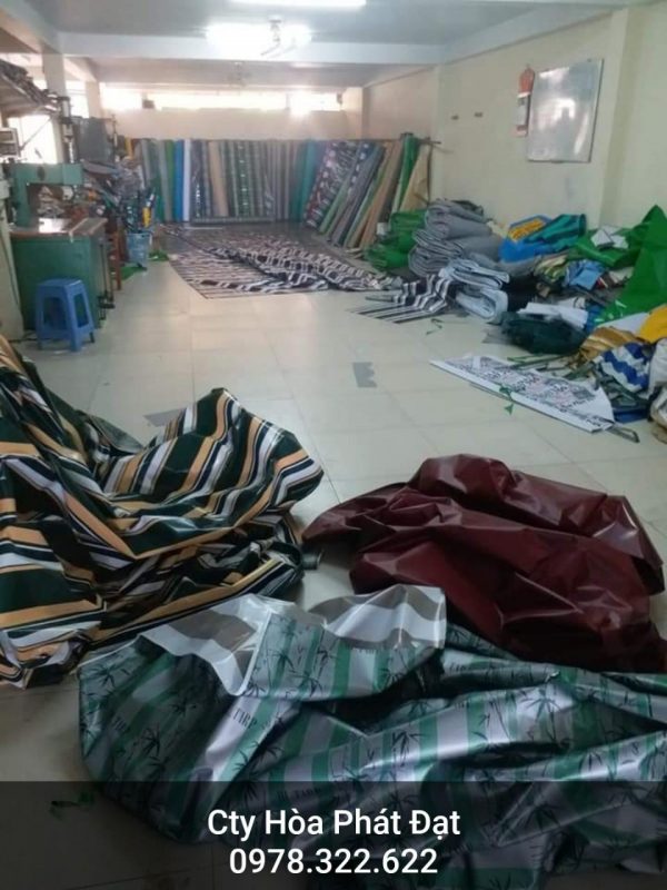 Chuyên cung cấp nhận in may ép vải bạt mái hiên mái xếp theo yêu cầu, gia công thay bạt mái che tại tp vinh nghệ an