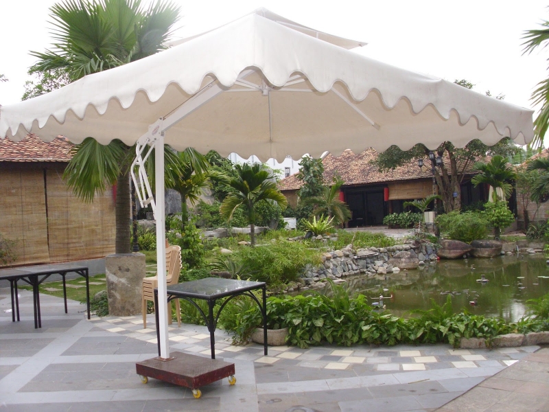 dù lệch tâm vuông tròn giá bao nhiêu tiền 1 cây