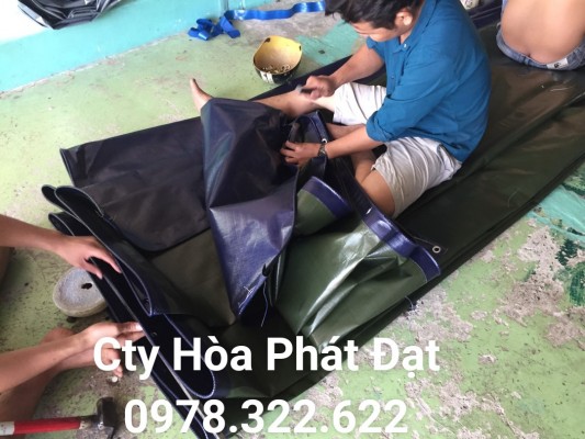 nhận gia công may ép vải bạt mái xếp giá rẻ, may ép vải bạt mái kéo lượn sóng theo yêu cầu