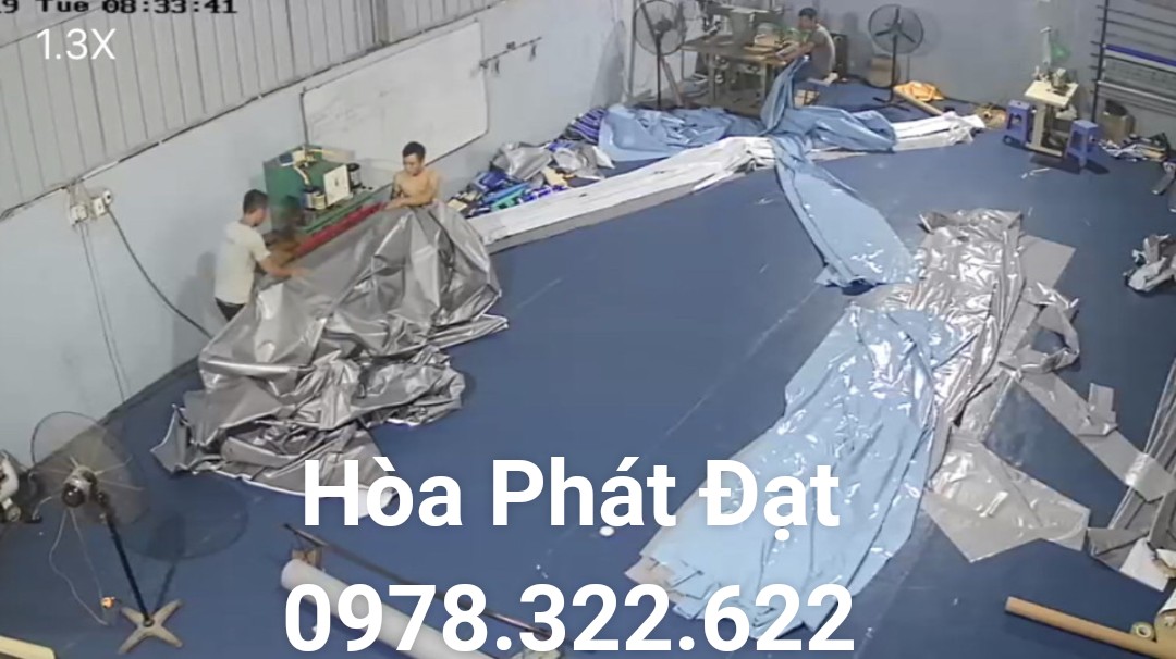 Chuyên cung cấp nhận in may ép vải bạt mái hiên mái xếp theo yêu cầu, gia công thay bạt mái che tại tp đồng hới quảng bình
