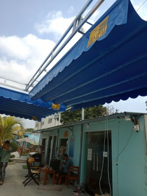 mái hiên đôi di động giá bao nhiêu tiền 1m