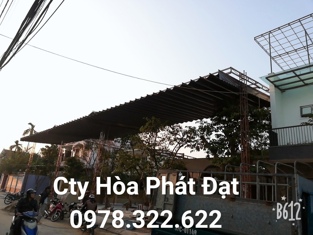 Chuyên cung cấp nhận in may ép vải bạt mái hiên mái xếp theo yêu cầu, gia công thay bạt mái che tại tp tây ninh