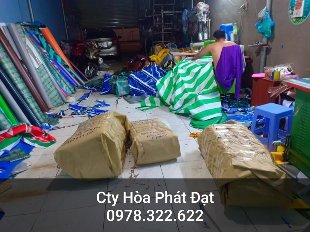 Chuyên cung cấp nhận in may ép vải bạt mái hiên mái xếp theo yêu cầu, gia công thay bạt mái che tại tp sơn la