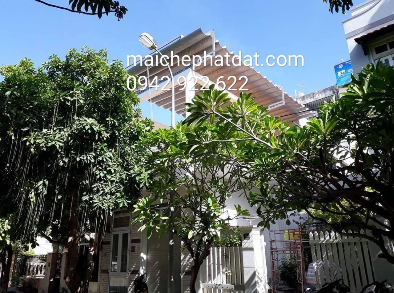 Chuyên cung cấp nhận in may ép vải bạt mái hiên mái xếp theo yêu cầu, gia công thay bạt mái che tại hưng yên