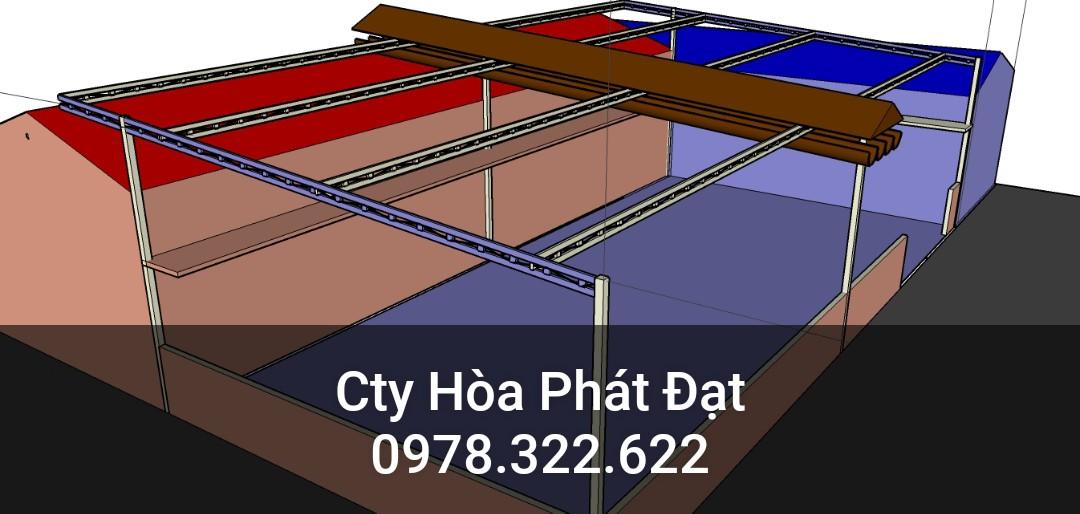 Chuyên cung cấp nhận in may ép vải bạt mái hiên mái xếp theo yêu cầu, gia công thay bạt mái che tại bình định