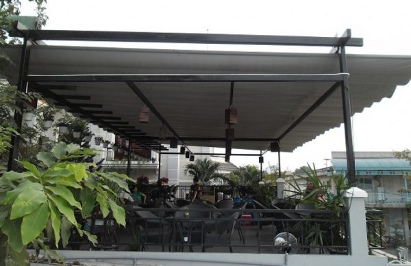 báo giá mái hiên di động tại quận 8. giá lắp đặt trọn gói mái che di động tại quận 8