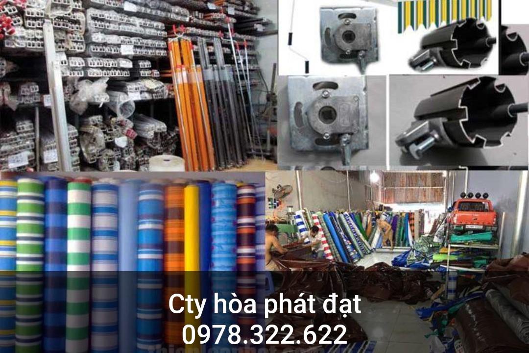 Chuyên cung cấp nhận in may ép vải bạt mái hiên mái xếp theo yêu cầu, gia công thay bạt mái che tại hải dương