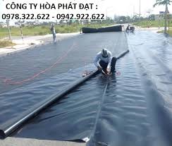 giá bán vải bạt chống thấm nước, màng chống thấm HDPE độ bền trên 10 năm