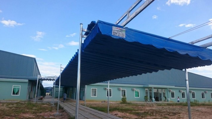 báo giá mái hiên di động, mái bạt che nắng mưa tự cuốn tại tp đông hà quảng trị. giá lắp đặt trọn gói mái che di động tại tp đông hà
