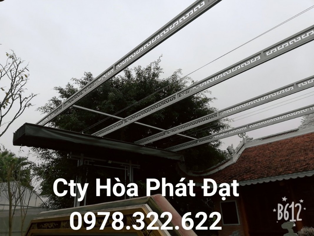 mẫu mái xếp lượn sóng đẹp