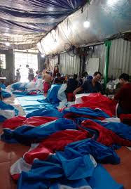 Chuyên cung cấp nhận in may ép vải bạt mái hiên mái xếp theo yêu cầu, gia công thay bạt mái che tại thừa thiên huế