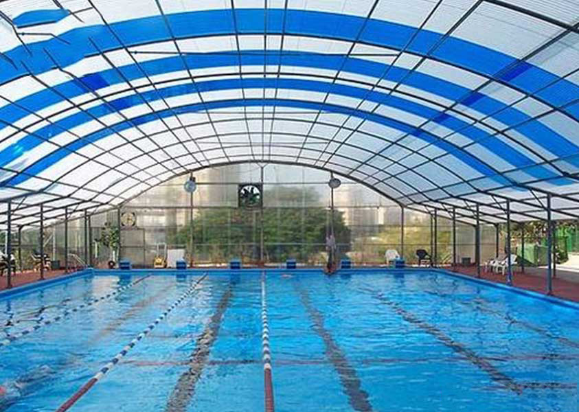 báo giá thiết kế lắp đặt mái che di động hồ bơi, mái xếp bạt kéo lượn sóng hồ bơi