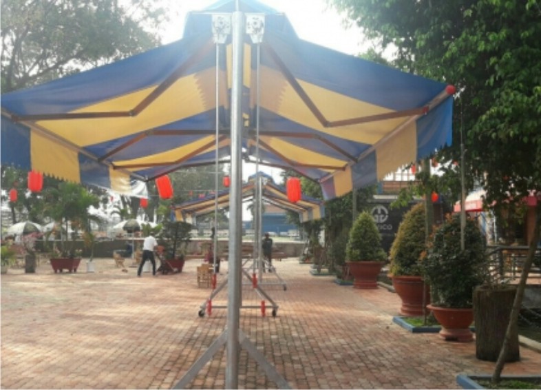 báo giá mái hiên di động tại tp pleiku gia lai. giá lắp đặt trọn gói mái che di động tại tp pleiku