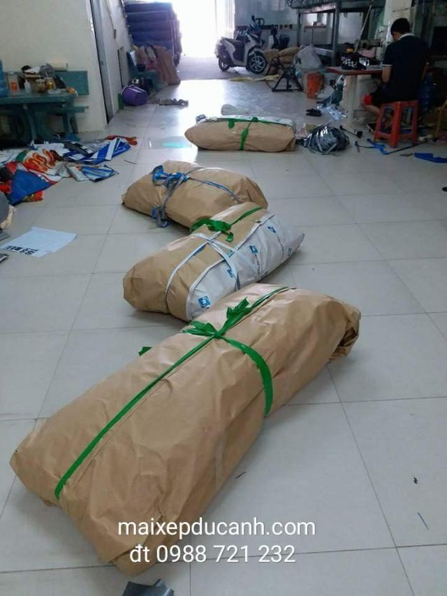 Chuyên cung cấp nhận in may ép vải bạt mái hiên mái xếp theo yêu cầu, gia công thay bạt mái che tại tp thái nguyên