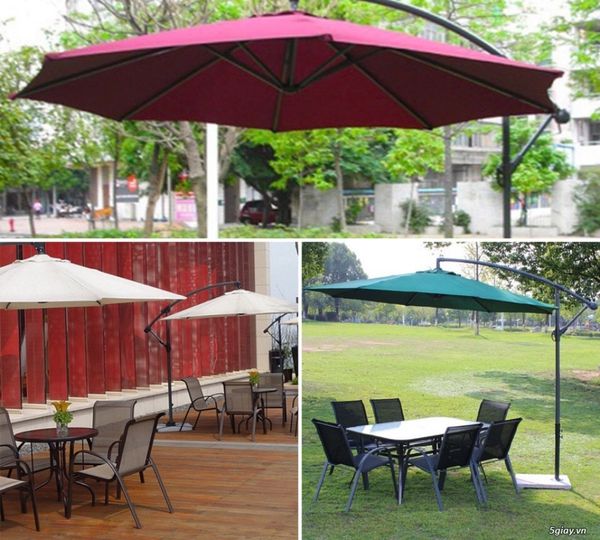 báo giá dù che nắng ngoài trời giá rẻ tại quận 2 tphcm, dù lệch tâm tại quận 2 mẫu đẹp