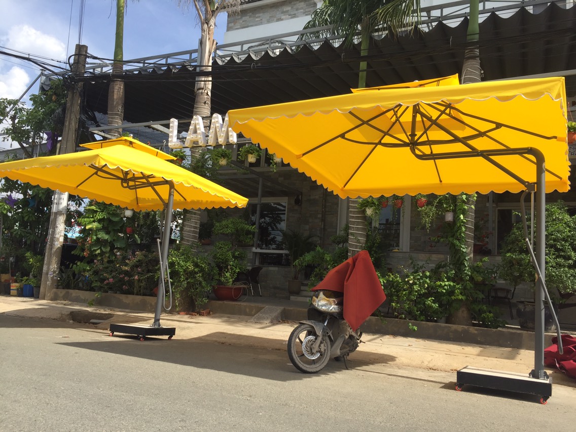 Bảng giá bán dù che nắng tại huyện bàu bàng, bán dù lệch tâm giá rẻ tại huyện bàu bàng bình dương