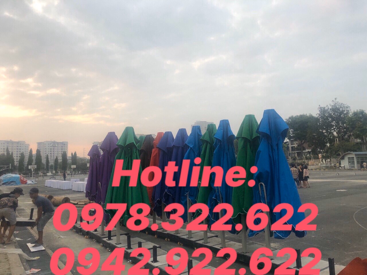 Bảng giá bán dù che nắng tại huyện nhơn trạch, bán dù lệch tâm giá rẻ tại huyện nhơn trạch đồng nai