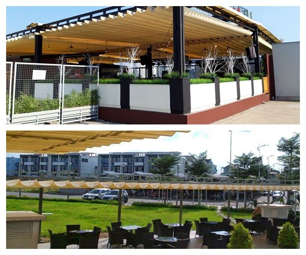 các loại mái che bằng bạt hiệu quả