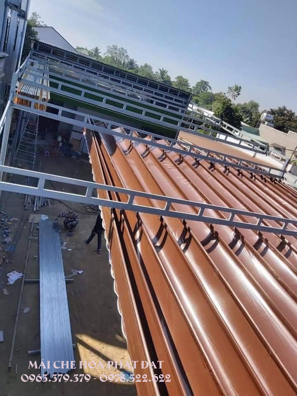 hình ảnh : lắp đặt mái bạt xếp bạt kéo lượn sóng di động hòa phát đạt hình ảnh : lắp đặt mái bạt xếp bạt kéo lượn sóng di động hòa phát đạt