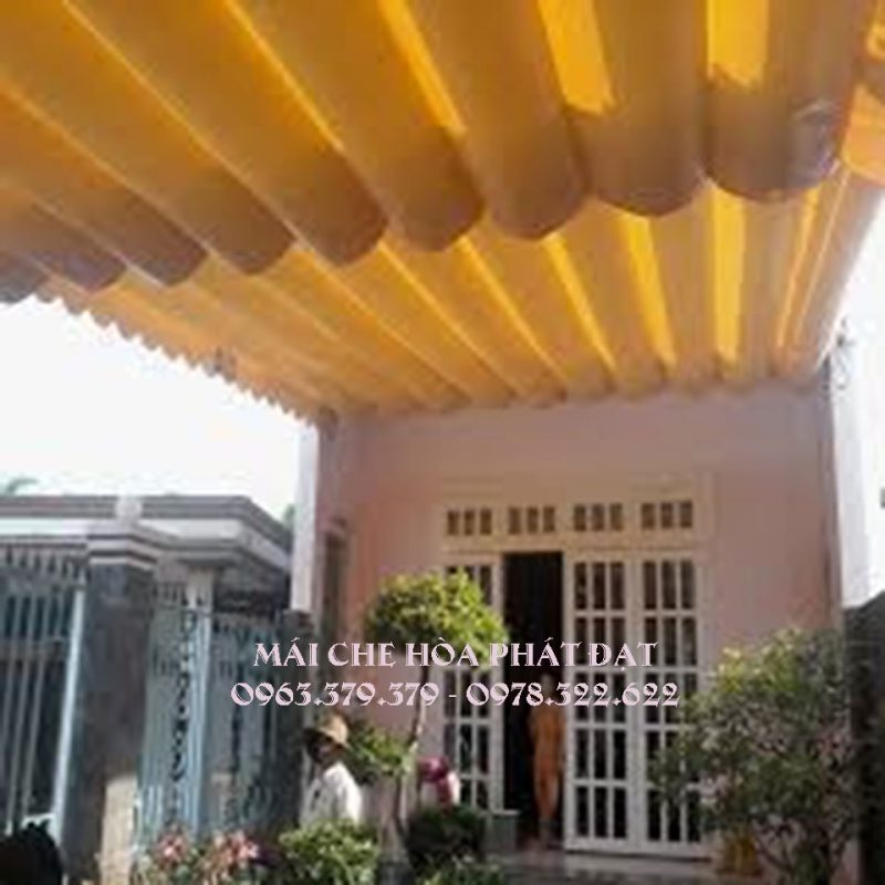 Báo giá lắp đặt mái bạt xếp bạt kéo lượn sóng di động tphcm- hà nội