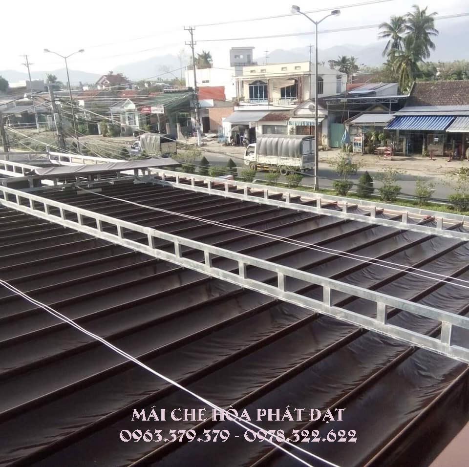 hình ảnh : lắp đặt mái bạt xếp bạt kéo lượn sóng di động hòa phát đạt hình ảnh : lắp đặt mái bạt xếp bạt kéo lượn sóng di động hòa phát đạt
