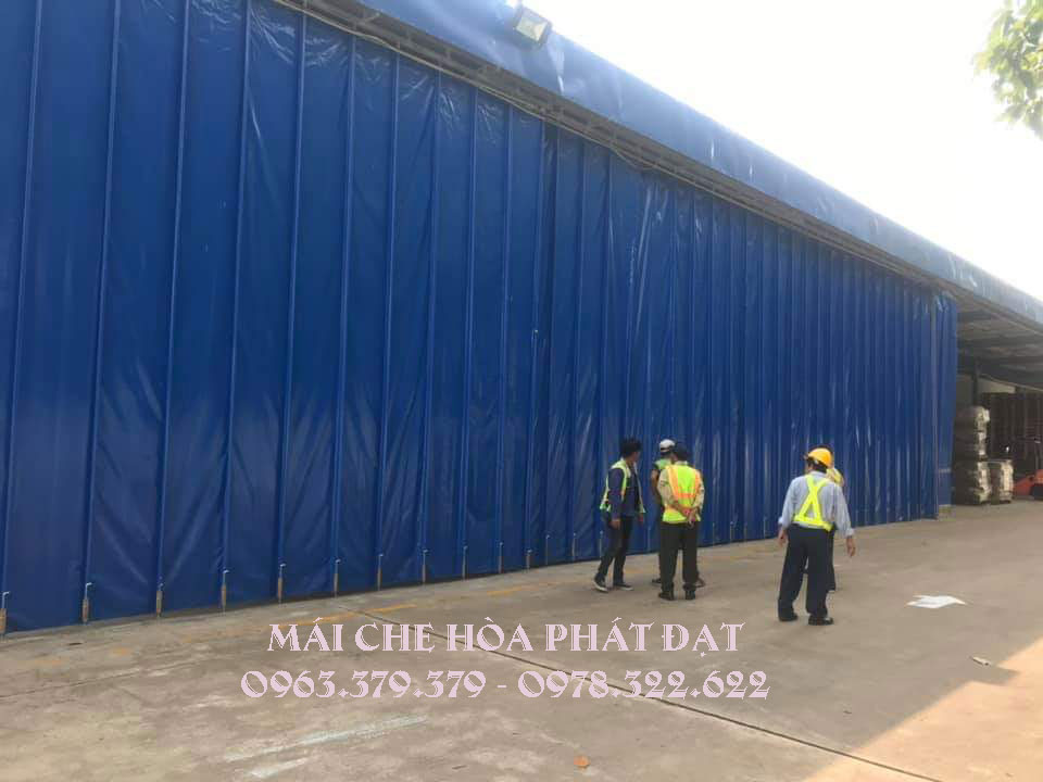 hình ảnh : lắp đặt mái bạt xếp bạt kéo lượn sóng di động hòa phát đạt hình ảnh : lắp đặt mái bạt xếp bạt kéo lượn sóng di động hòa phát đạt