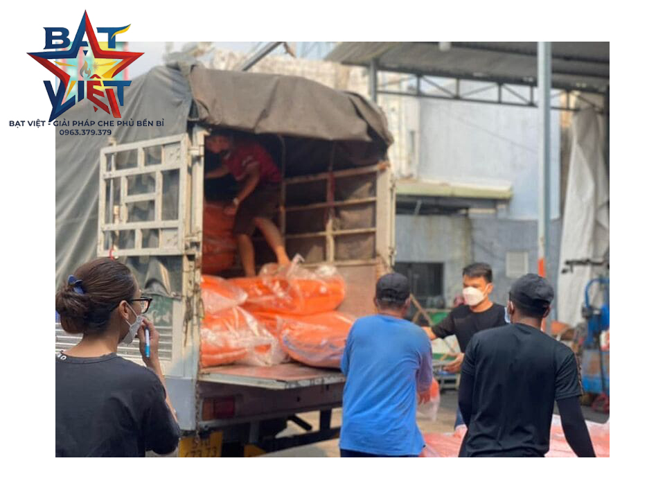 Bạt xanh cam giá rẻ