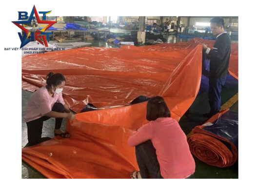 Bạt xanh cam tại Bắc Giang giá rẻ